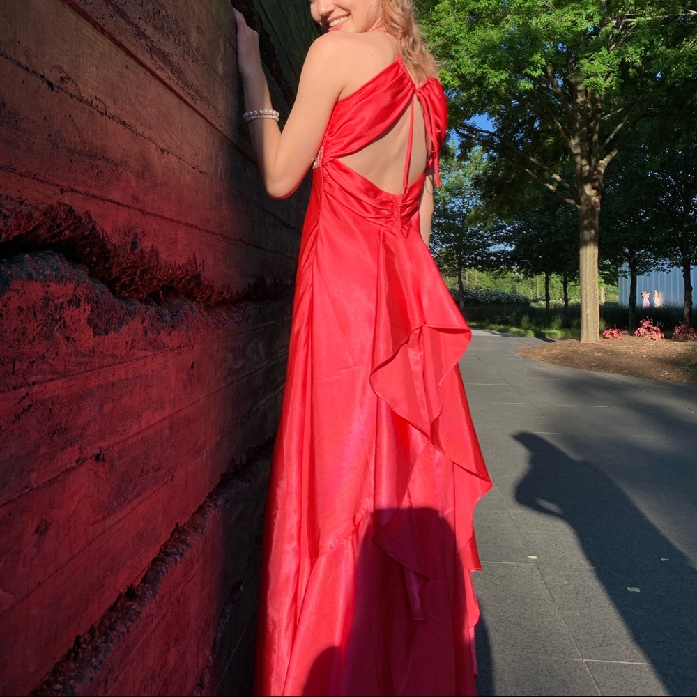 Pink Masquerade Prom Dress - Picture 2 of 2